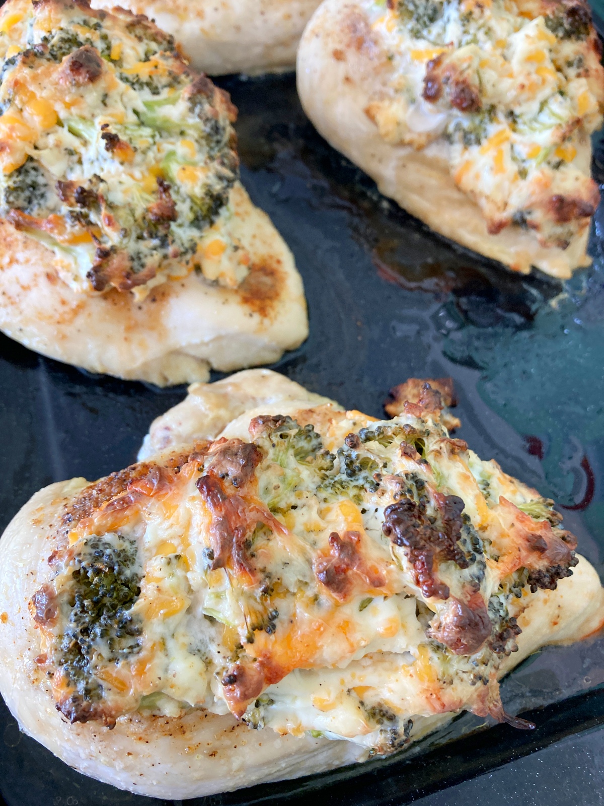 Broccoli Cheese Stuffed Chicken