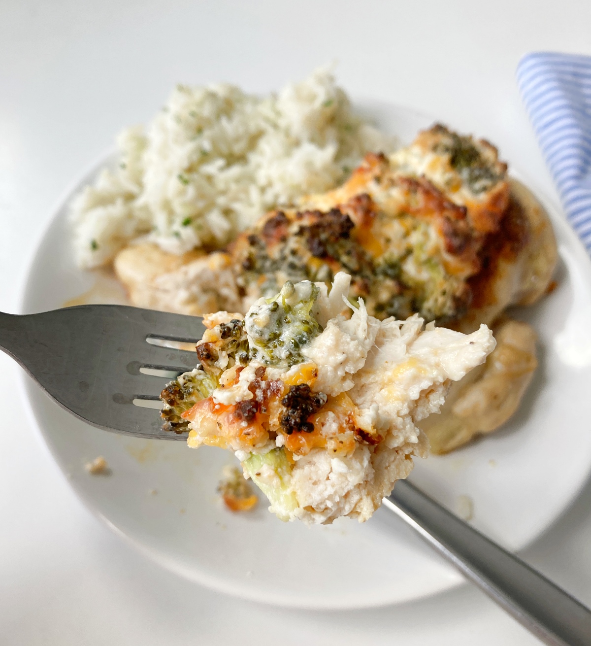 Broccoli Cheese Stuffed Chicken