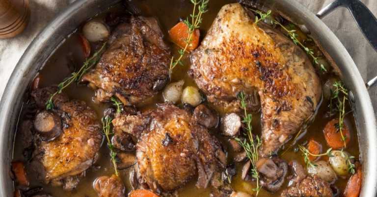 Julia Child’s Coq Au Vin