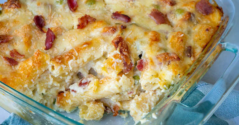 Creamy Carbonara Casserole