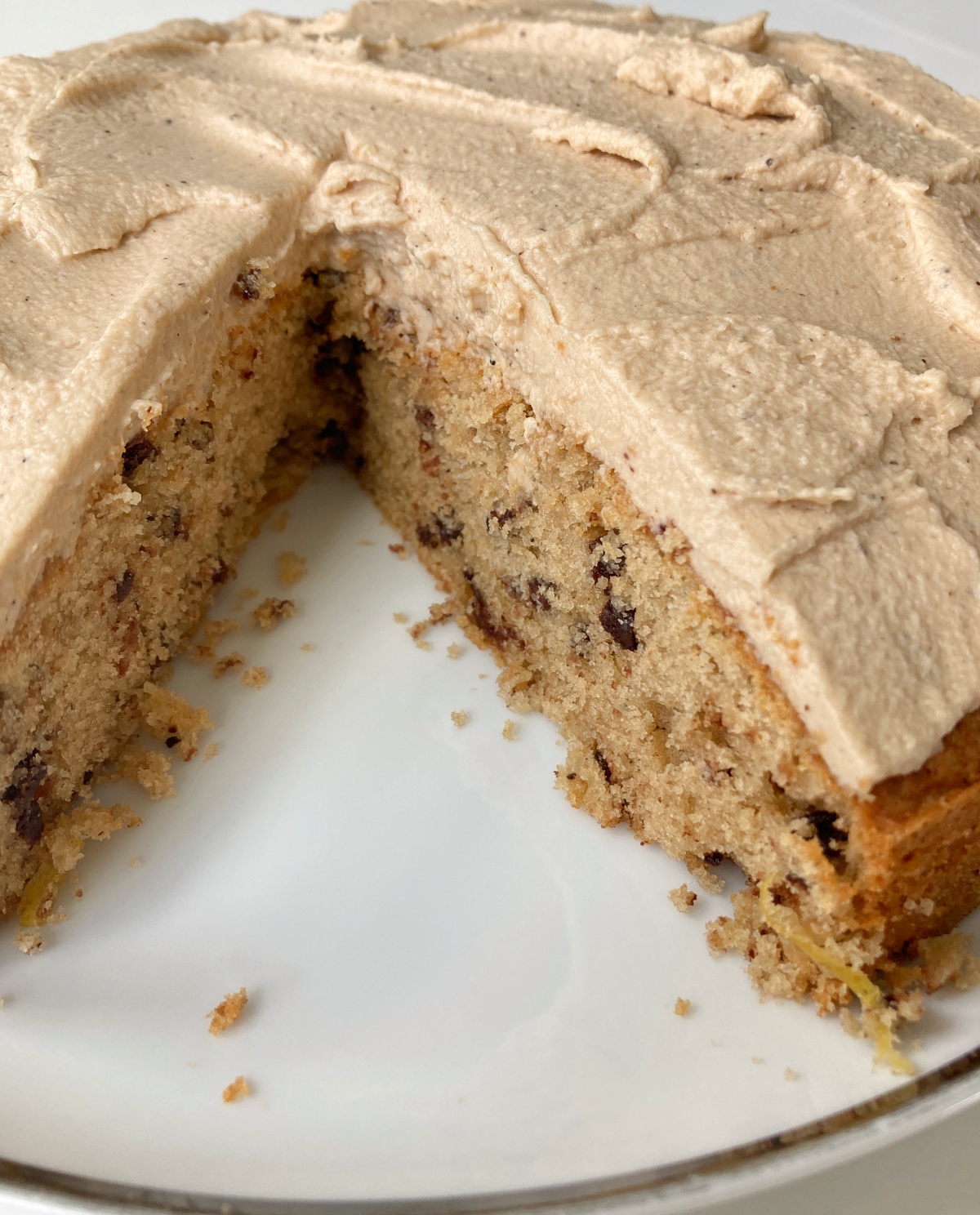 Earl Grey Chocolate Chip Cake