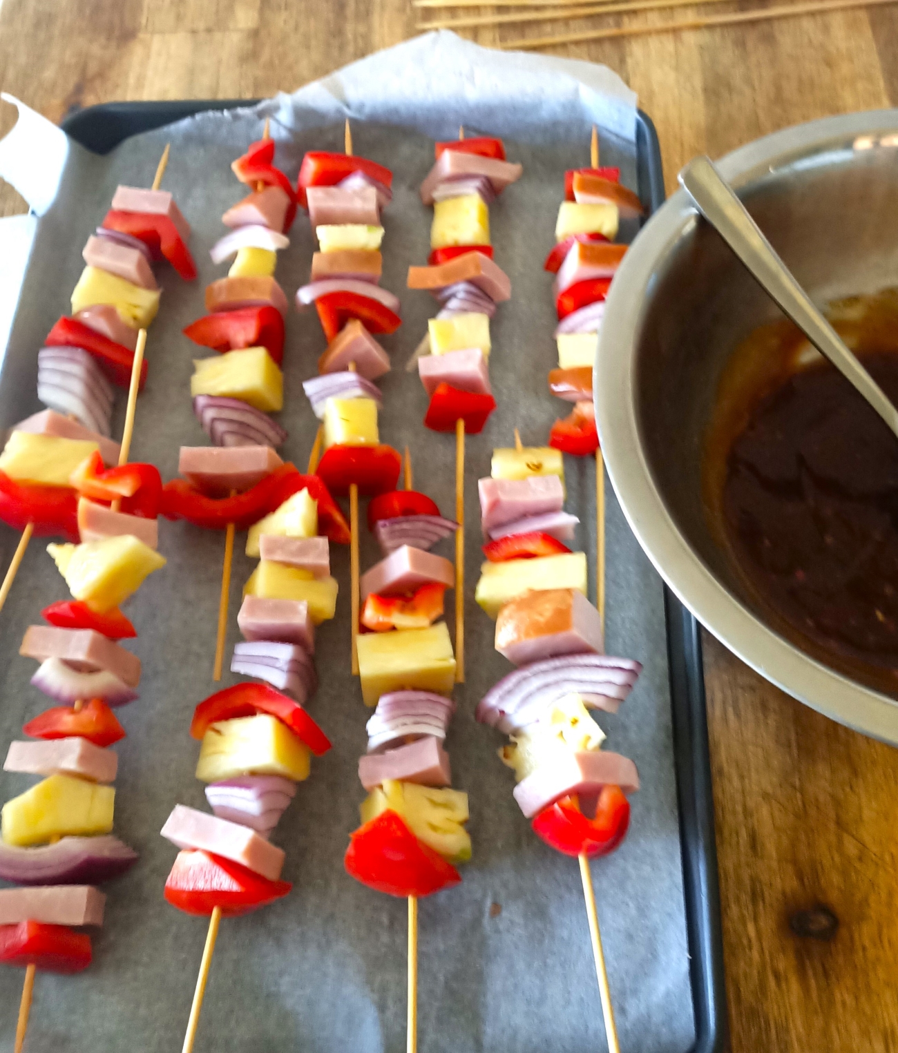 Sheet Pan Hawaiian Skewers Vertical 3