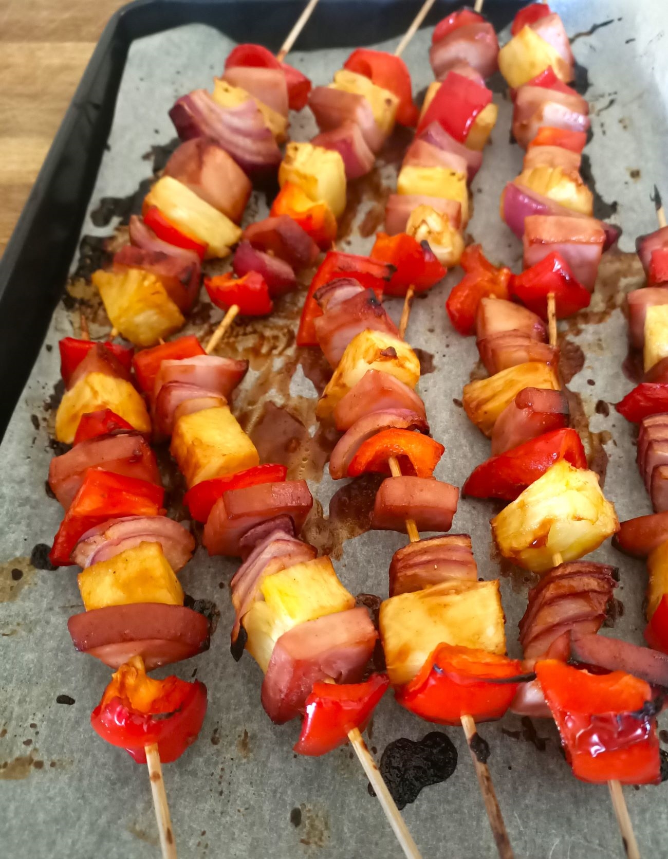 Sheet Pan Hawaiian Skewers Vertical 4