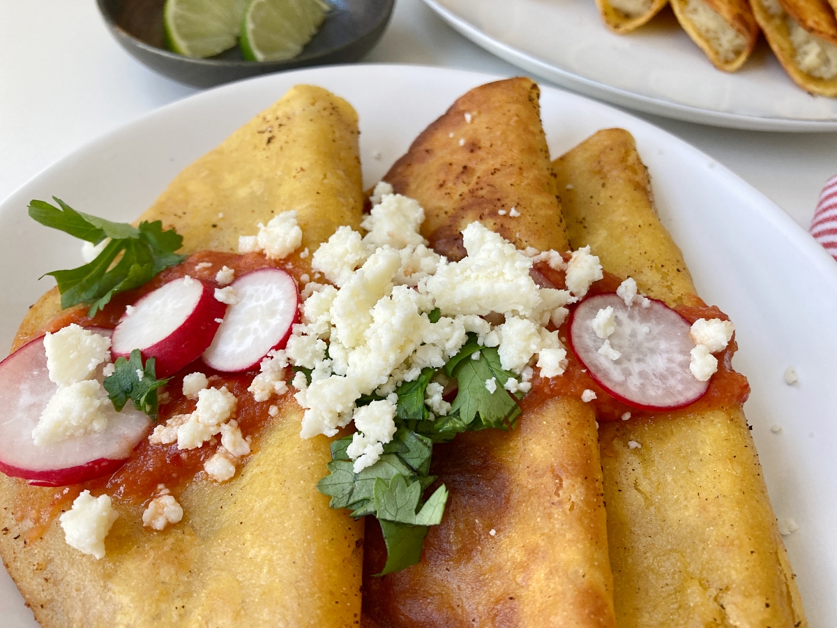 Fried Potato Tacos (Tacos de Papa)