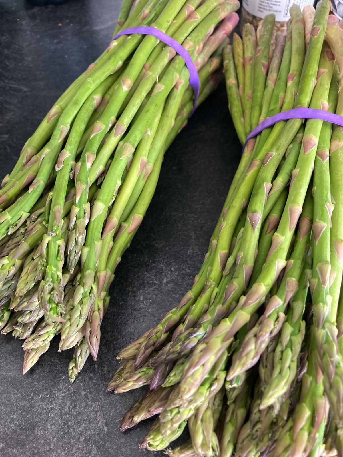 Broiled Asparagus with Feta