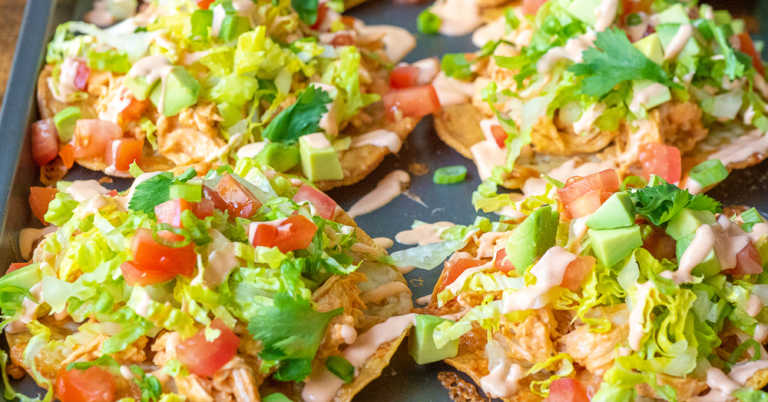 Buffalo Chicken Tostada