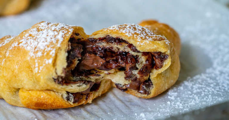 3-Ingredient Chocolate Crescents