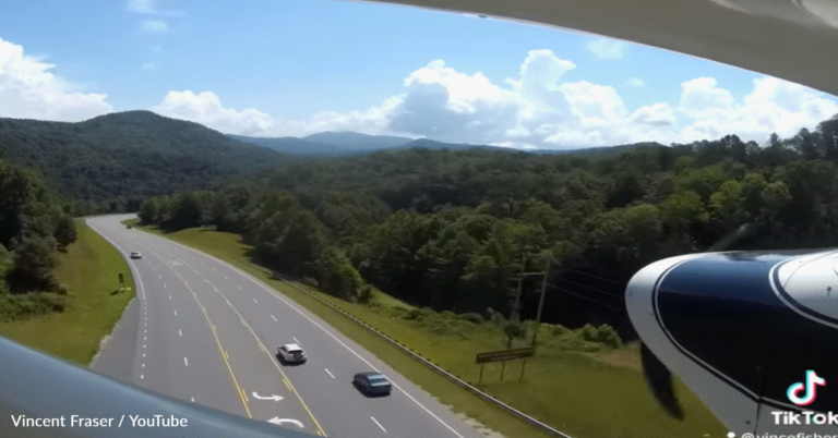 Pilot Makes An Emergency Landing On North Carolina Highway