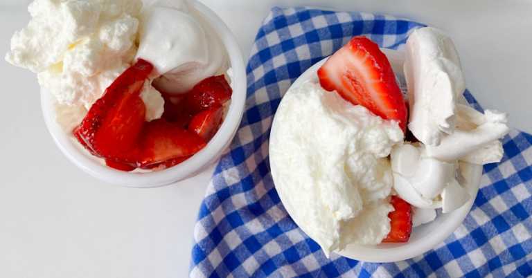 Eton Mess with Homemade Meringues
