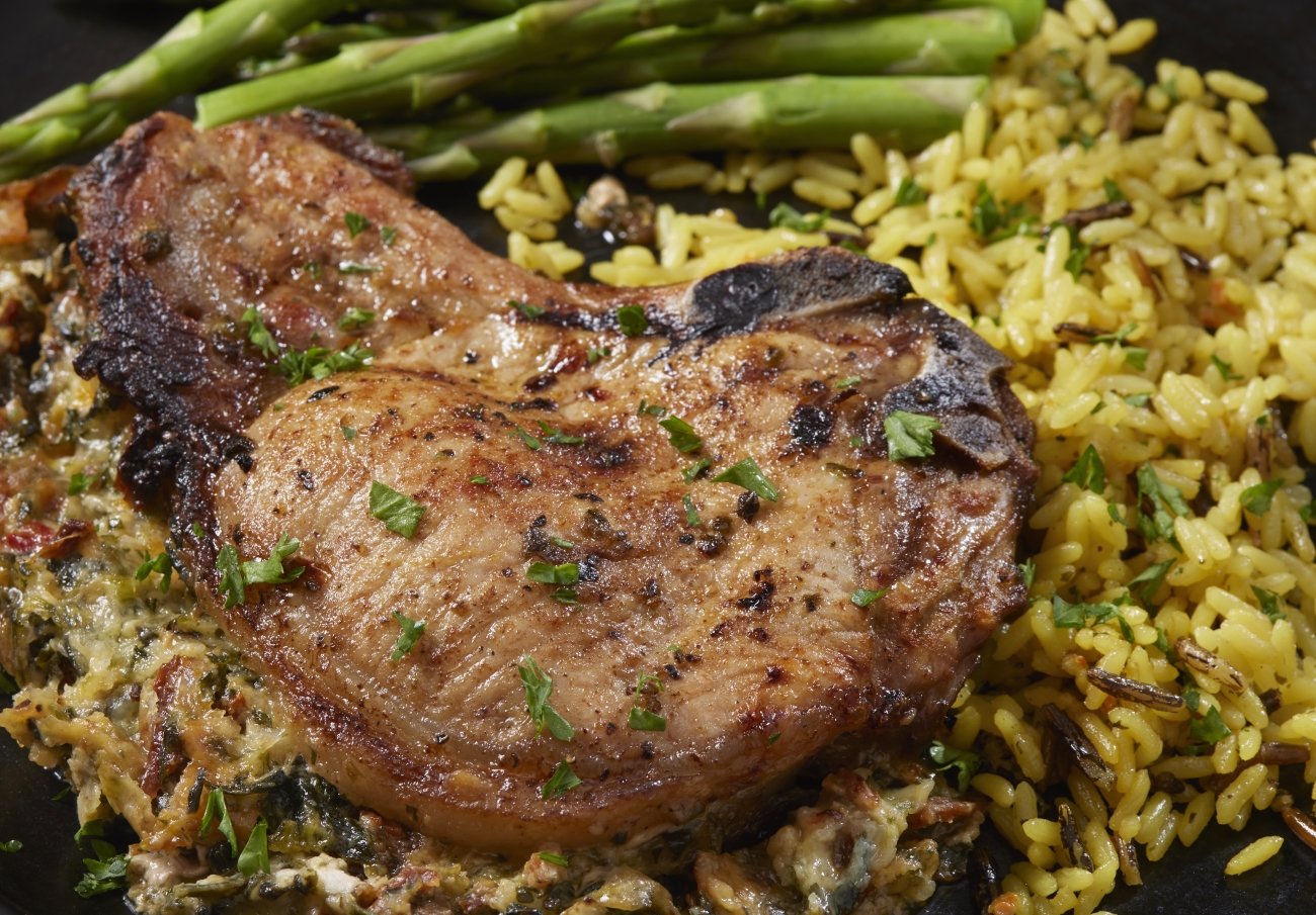 Millionaire Skillet Stuffed Pork Chops Horizontal 1