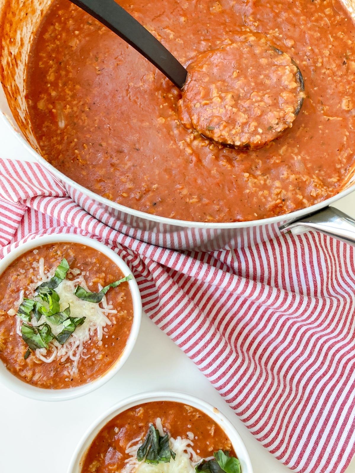 Savory Pizza Oatmeal