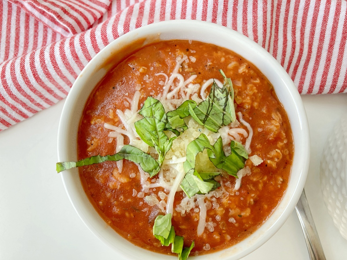 Savory Pizza Oatmeal