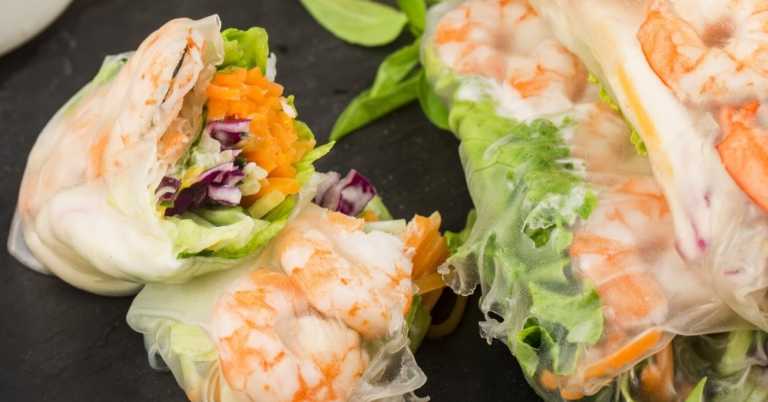 Shrimp Rice Paper Rolls