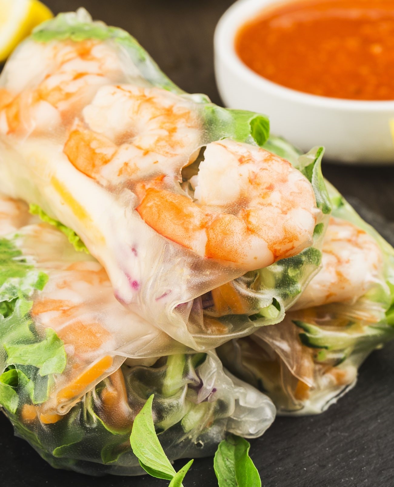 Shrimp Rice Paper Rolls