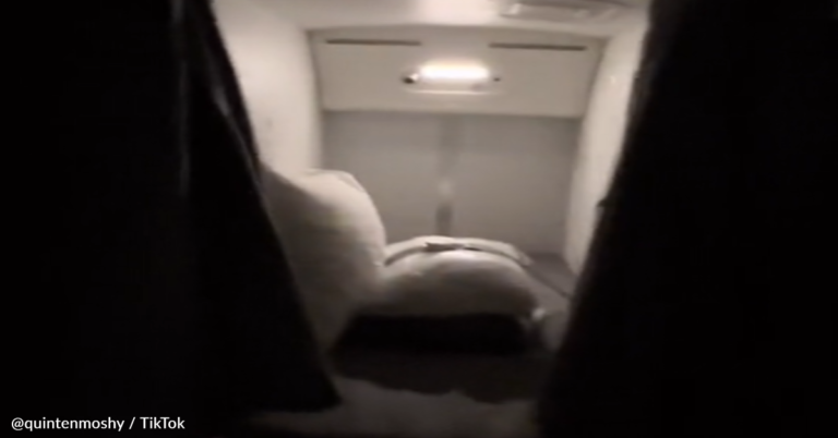 Footage Shows ‘Hidden’ Space In The Airplane Where Staff Sleep Mid-Flight