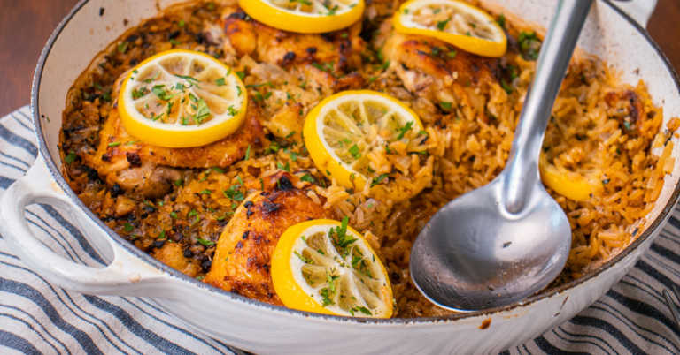 One-pan Greek Lemon Chicken