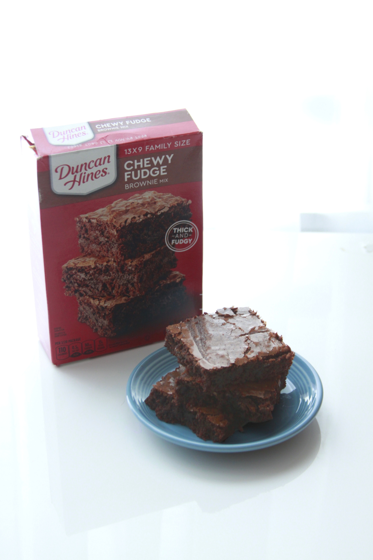 Duncan Hines Chewy Fudge Brownie Mix 18.3 Ounce Size - 12 per Case.