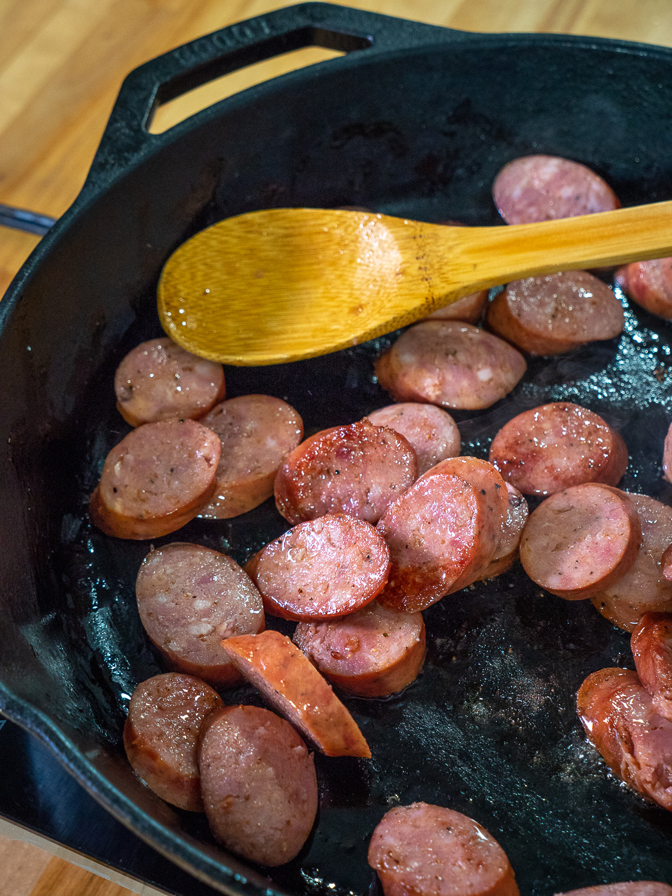 Cajun Cabbage and Sausage