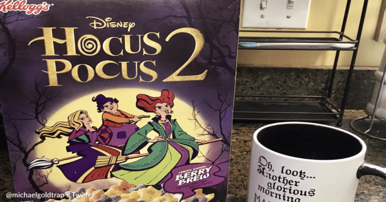 Kellogg’s Released Hocus Pocus-Themed Cereal To Celebrate Halloween
