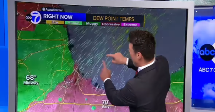 Weatherman Discovers His Monitor Has Been Touchscreen The Whole Time ...