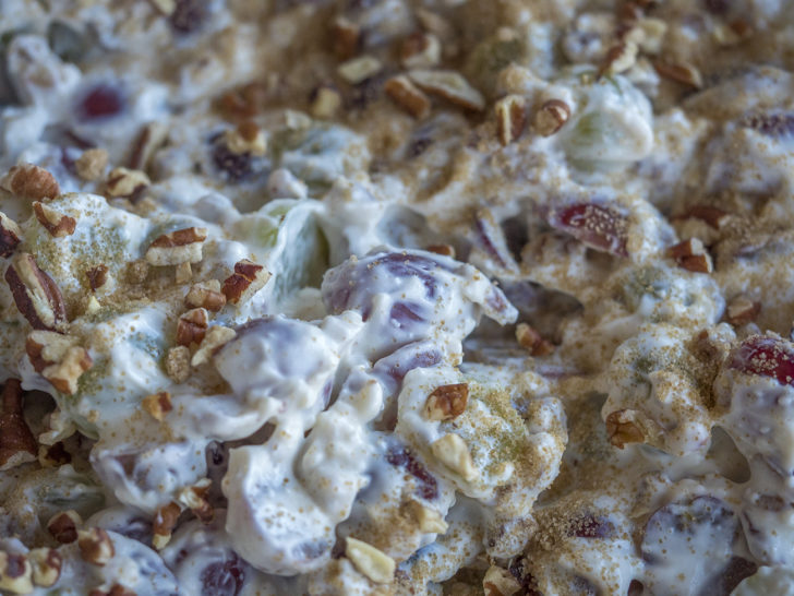 Crunchy Pecan Grape Salad