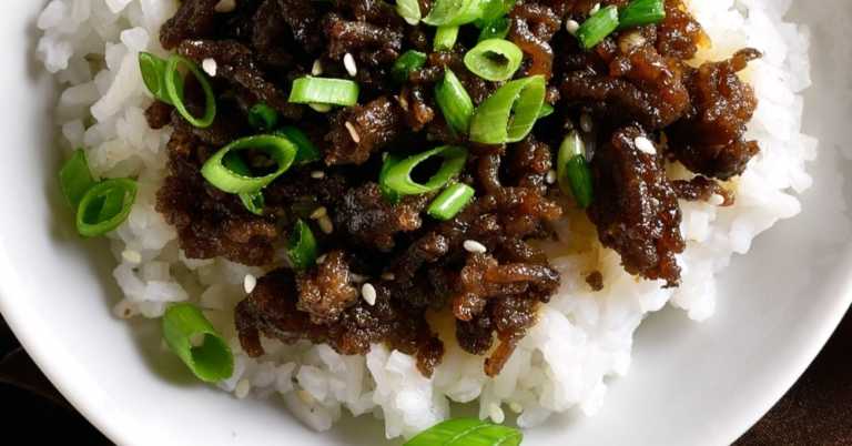 Simple and Quick Korean Ground Beef