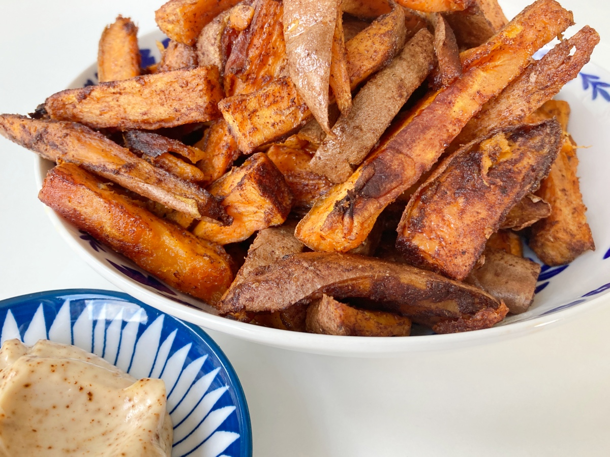 Pumpkin Spice Sweet Potato Fries 12 Tomatoes