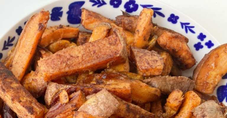 Pumpkin Spice Sweet Potato Fries