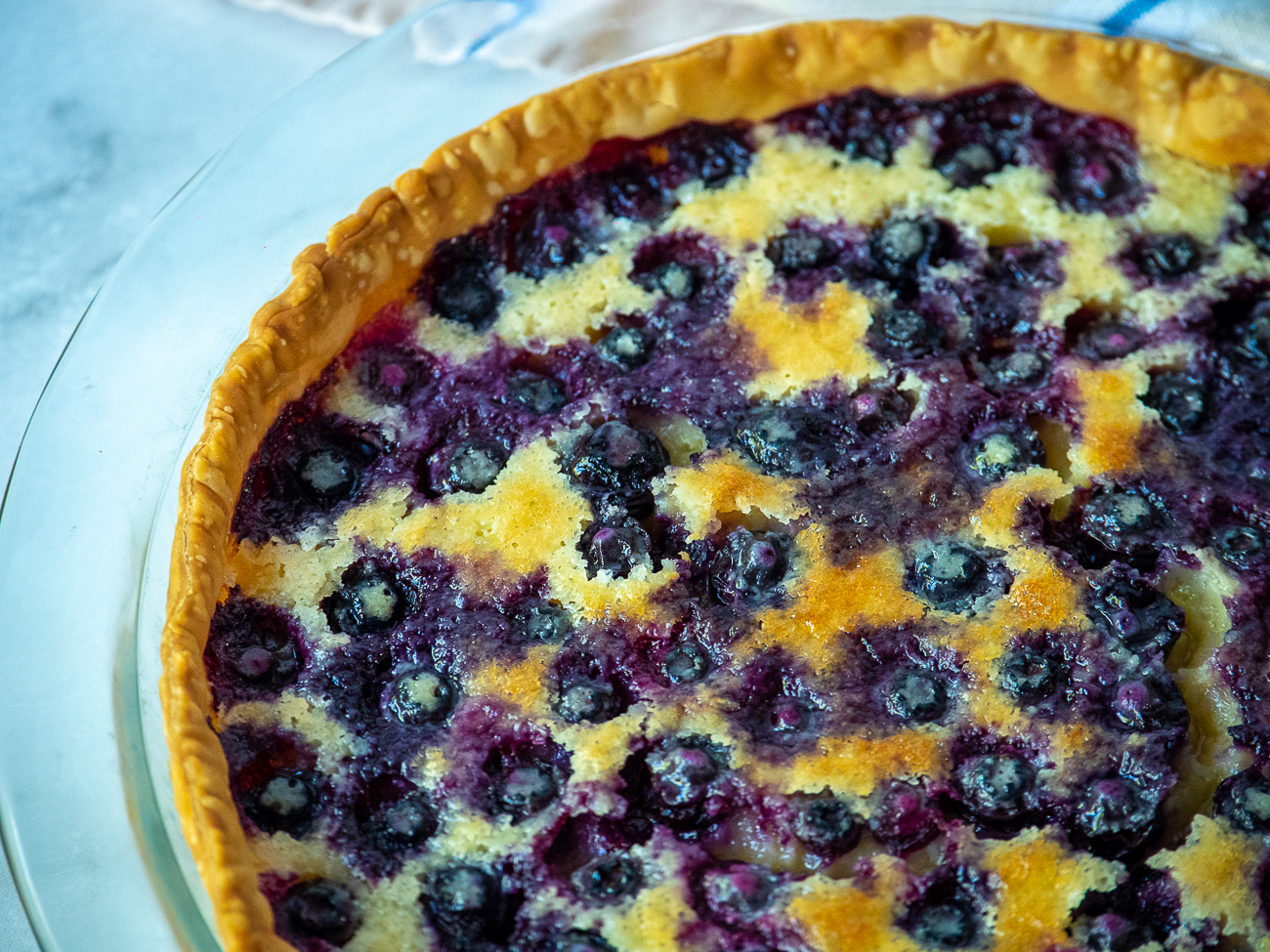 Blueberry Buttermilk Pie