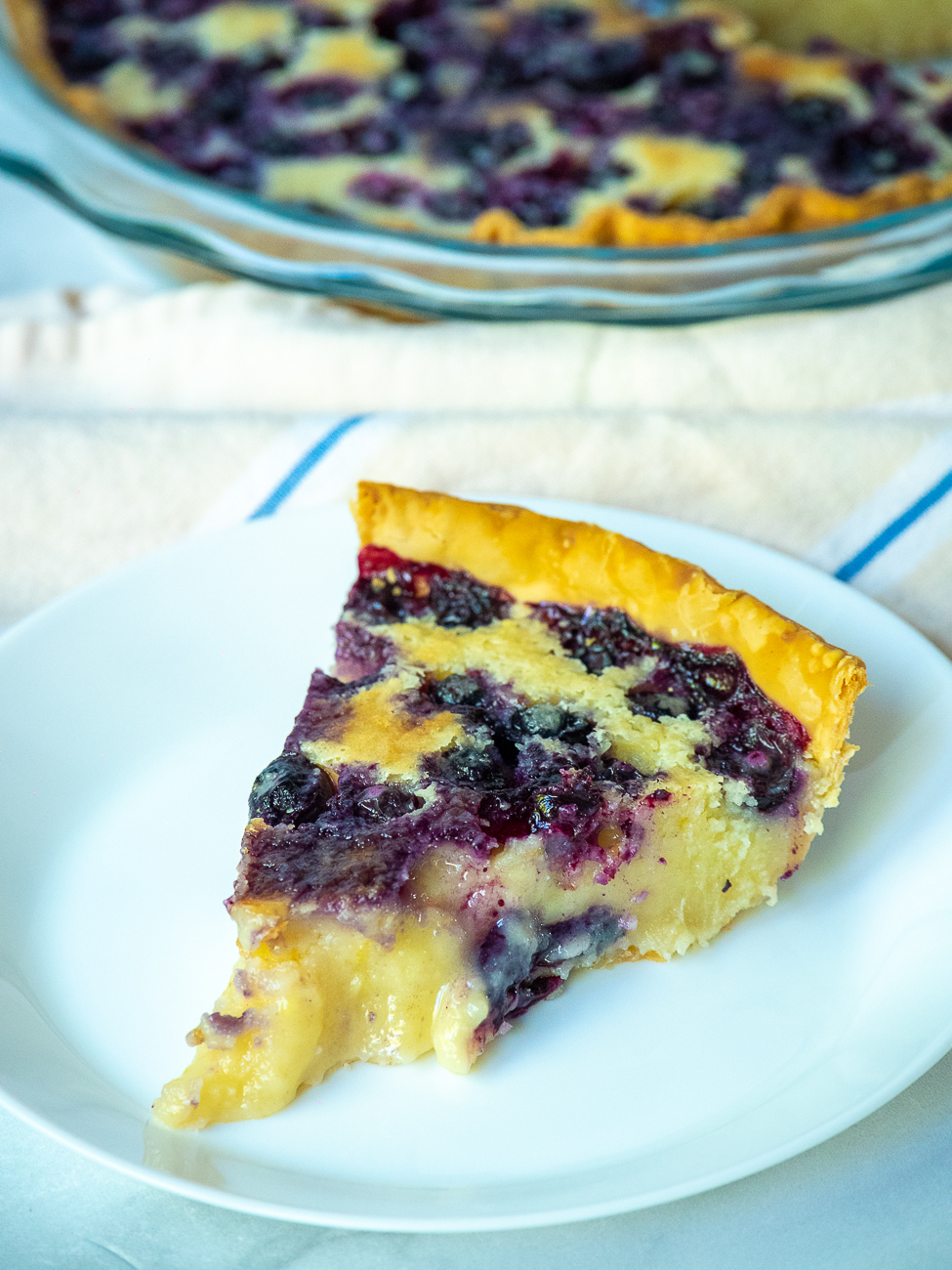 Blueberry Buttermilk Pie