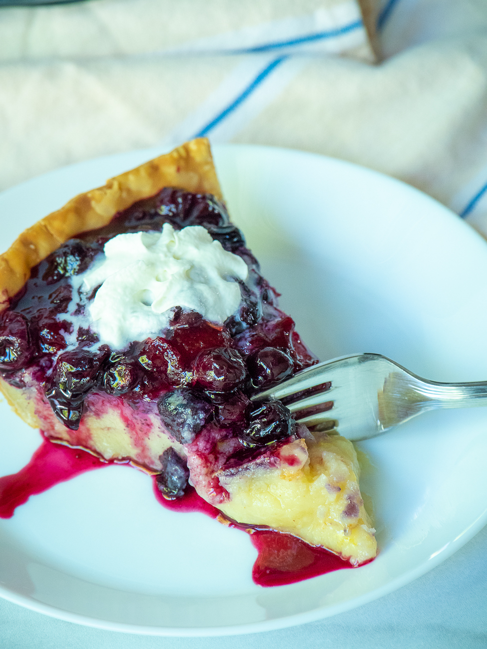 Blueberry Buttermilk Pie