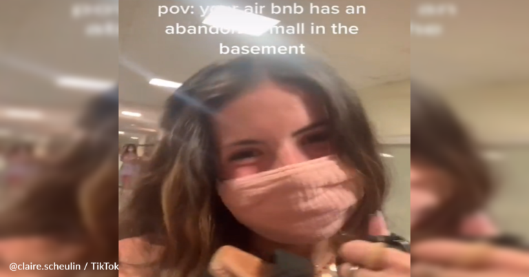 TikTok User Finds Abandoned Mall In Airbnb Basement