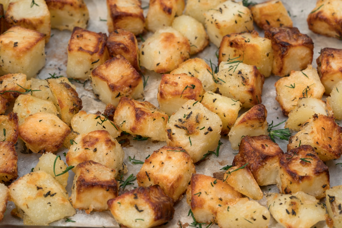 Sheet Pan Parmentier Potatoes Horizontal