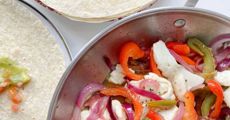Halloumi Fajitas