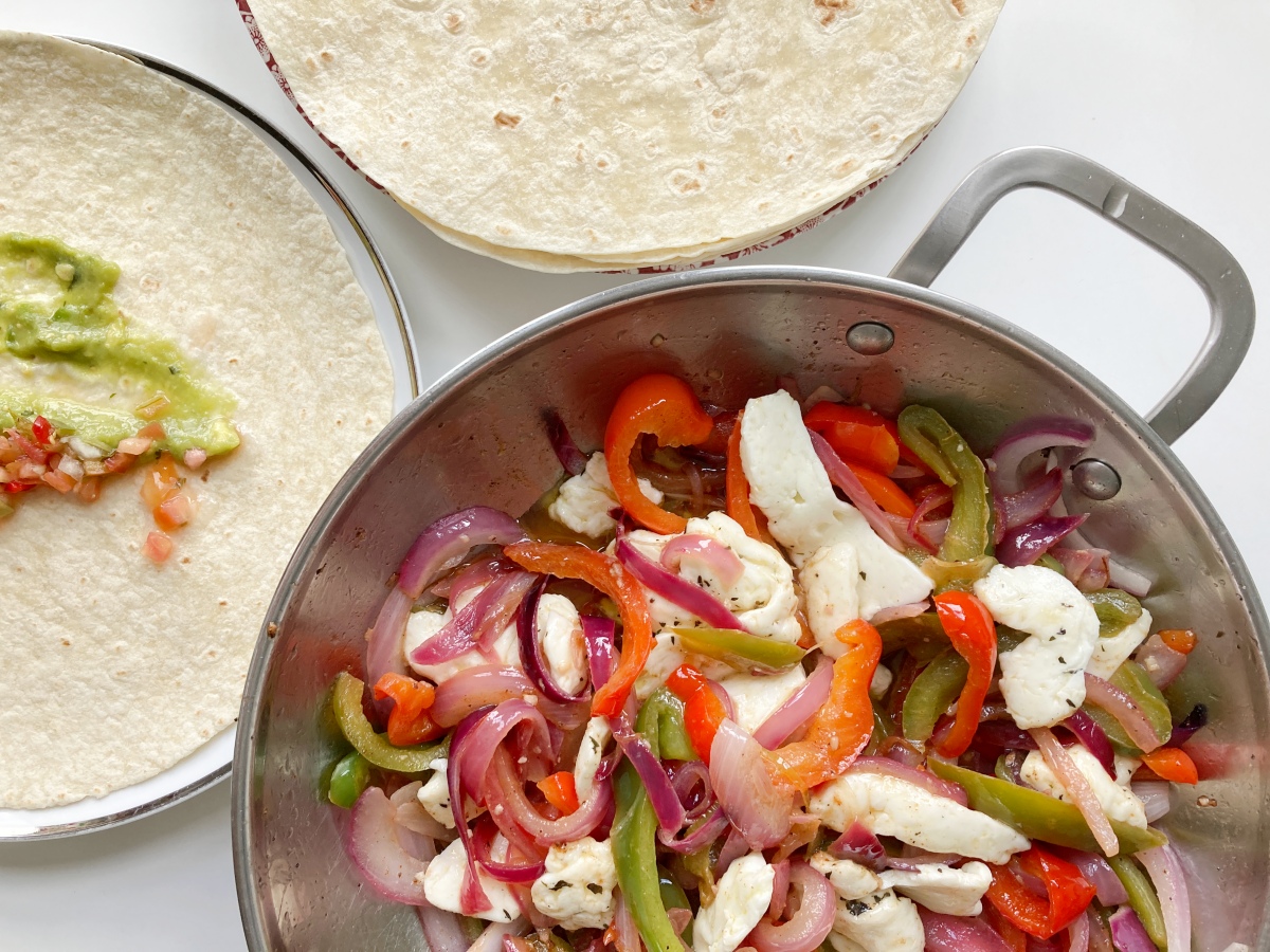 Halloumi Fajitas