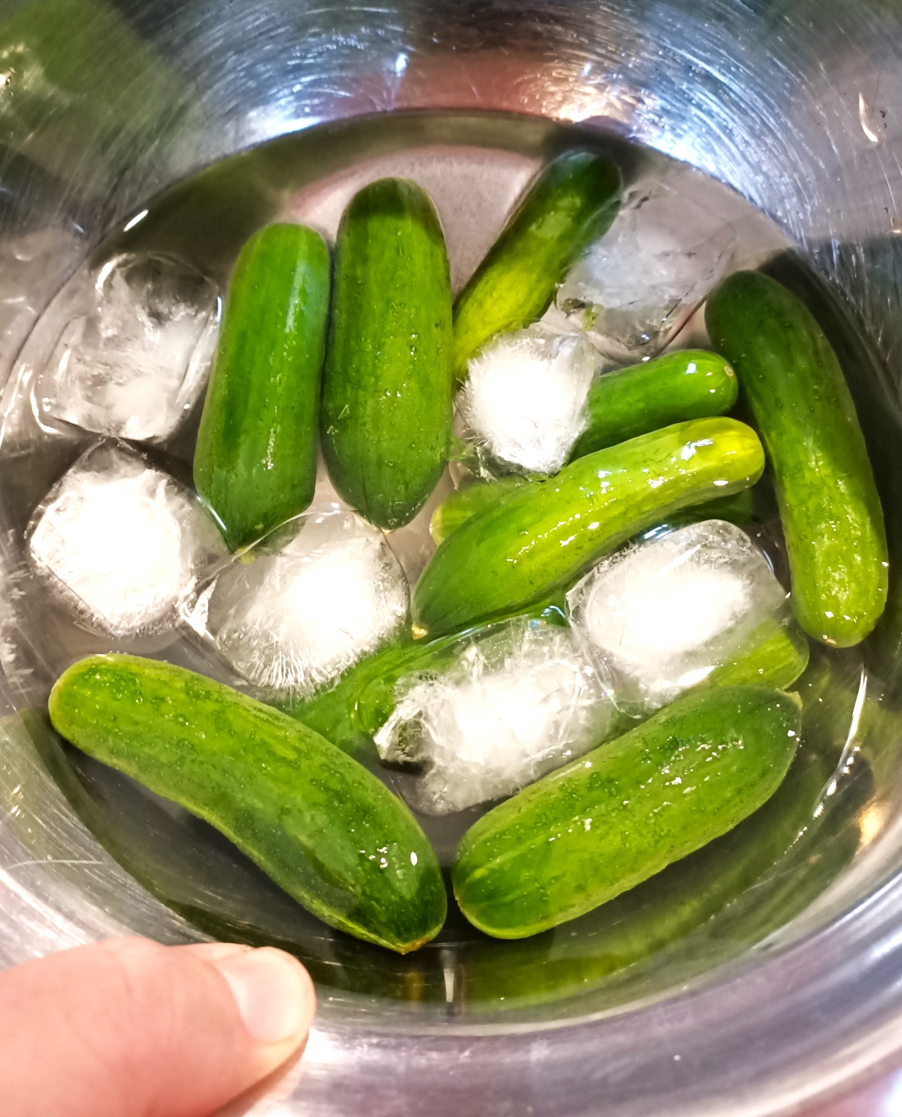 Lightly Pickled Cucumbers Vertical 1