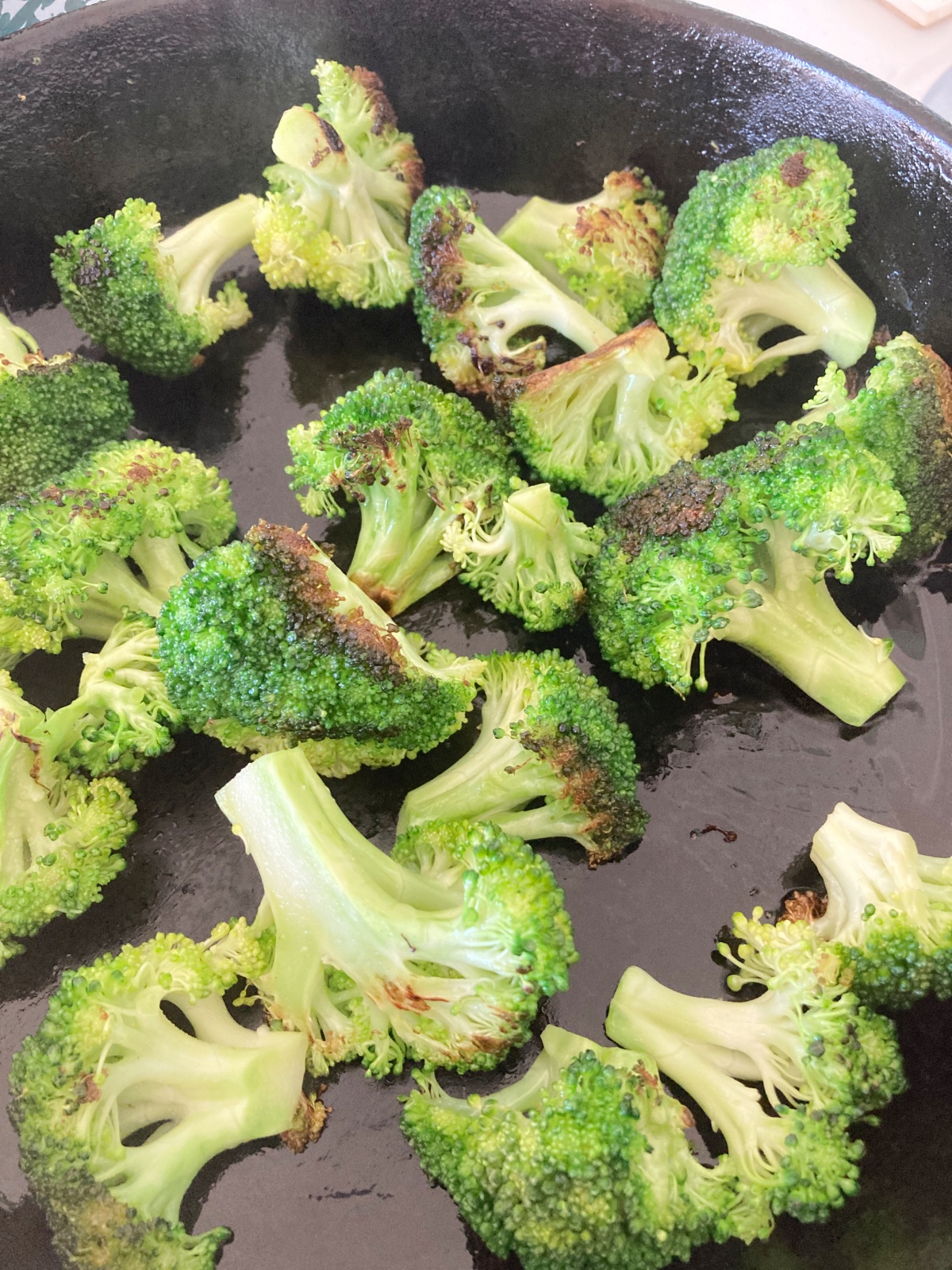 Caramelized Broccoli with Garlic