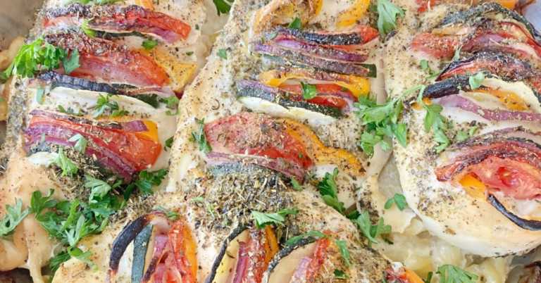 Hasselback Chicken Casserole