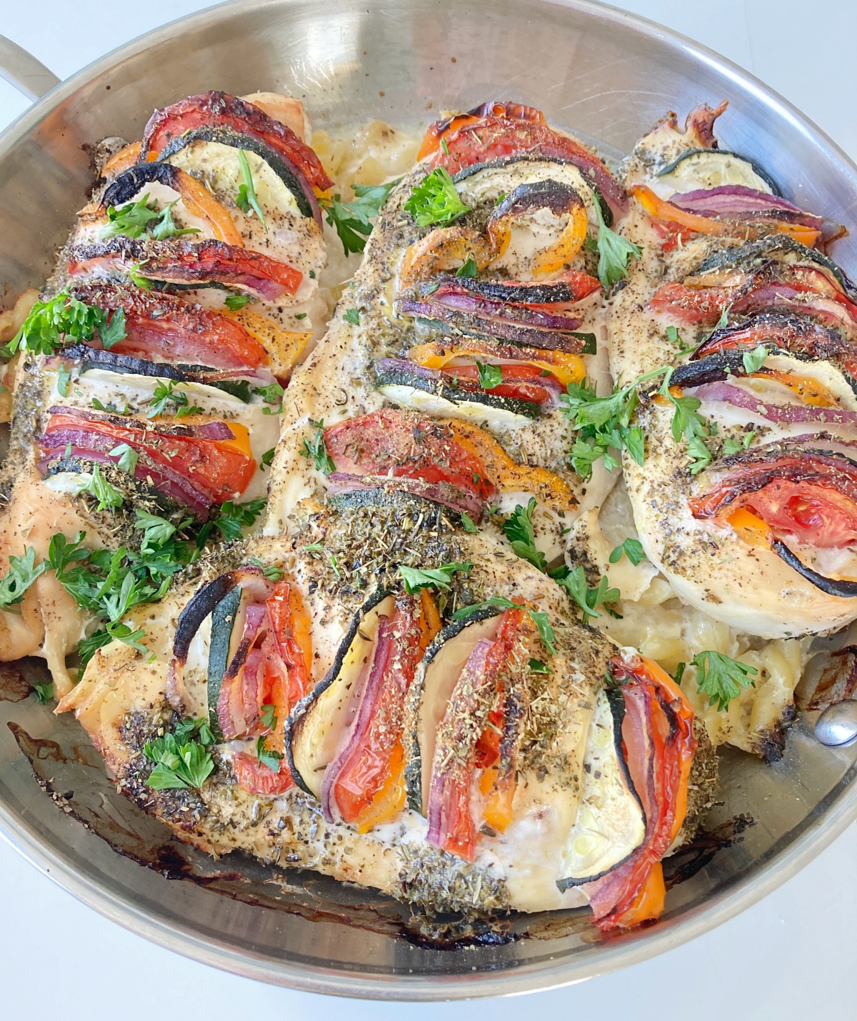 Hasselback Chicken Casserole