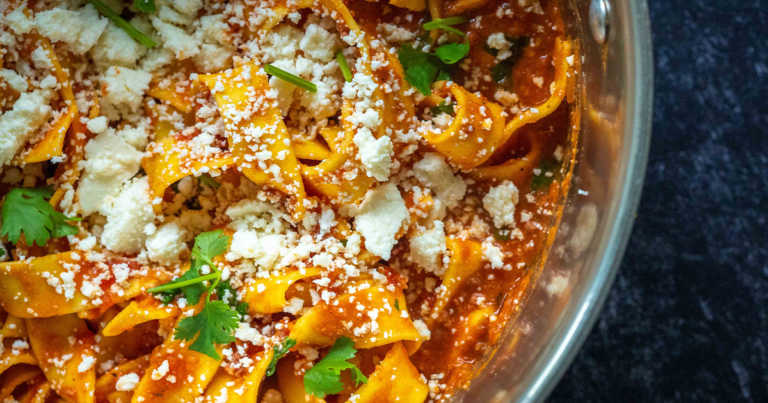 Spicy Chorizo Pappardelle