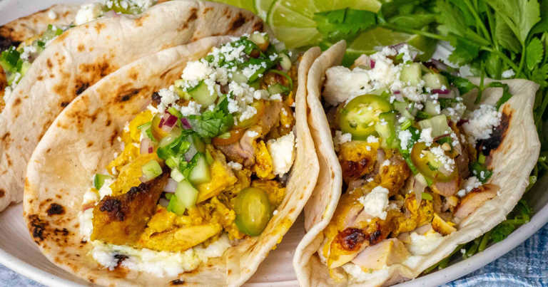 Chicken Shawarma Tacos