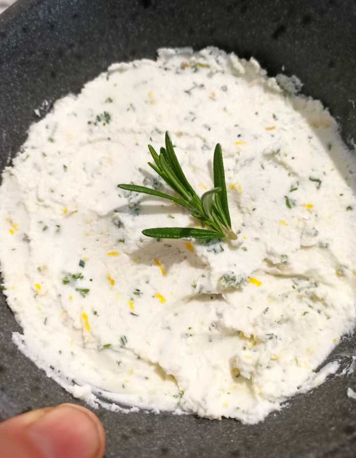 Creamy Lemon and Herb Goat Cheese Dip 12 Tomatoes