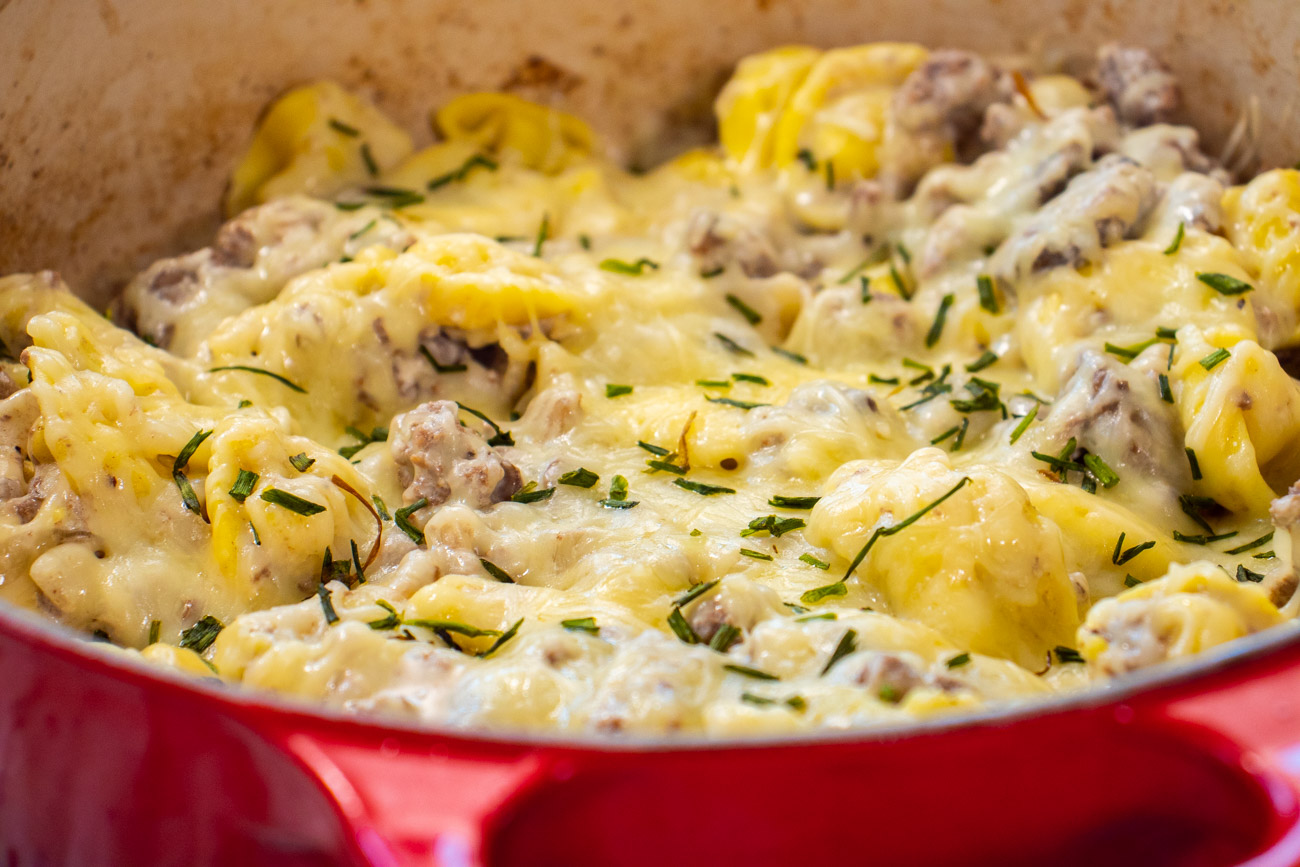 Weeknight Tortellini Skillet