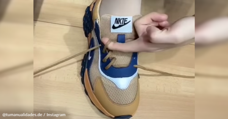 New Shoe-Lacing Method Goes Viral On Social Media