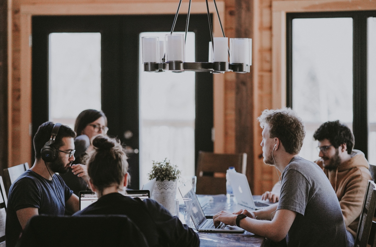 people having a meeting