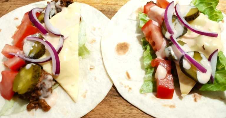 Homestyle Big Mac Soft Tacos