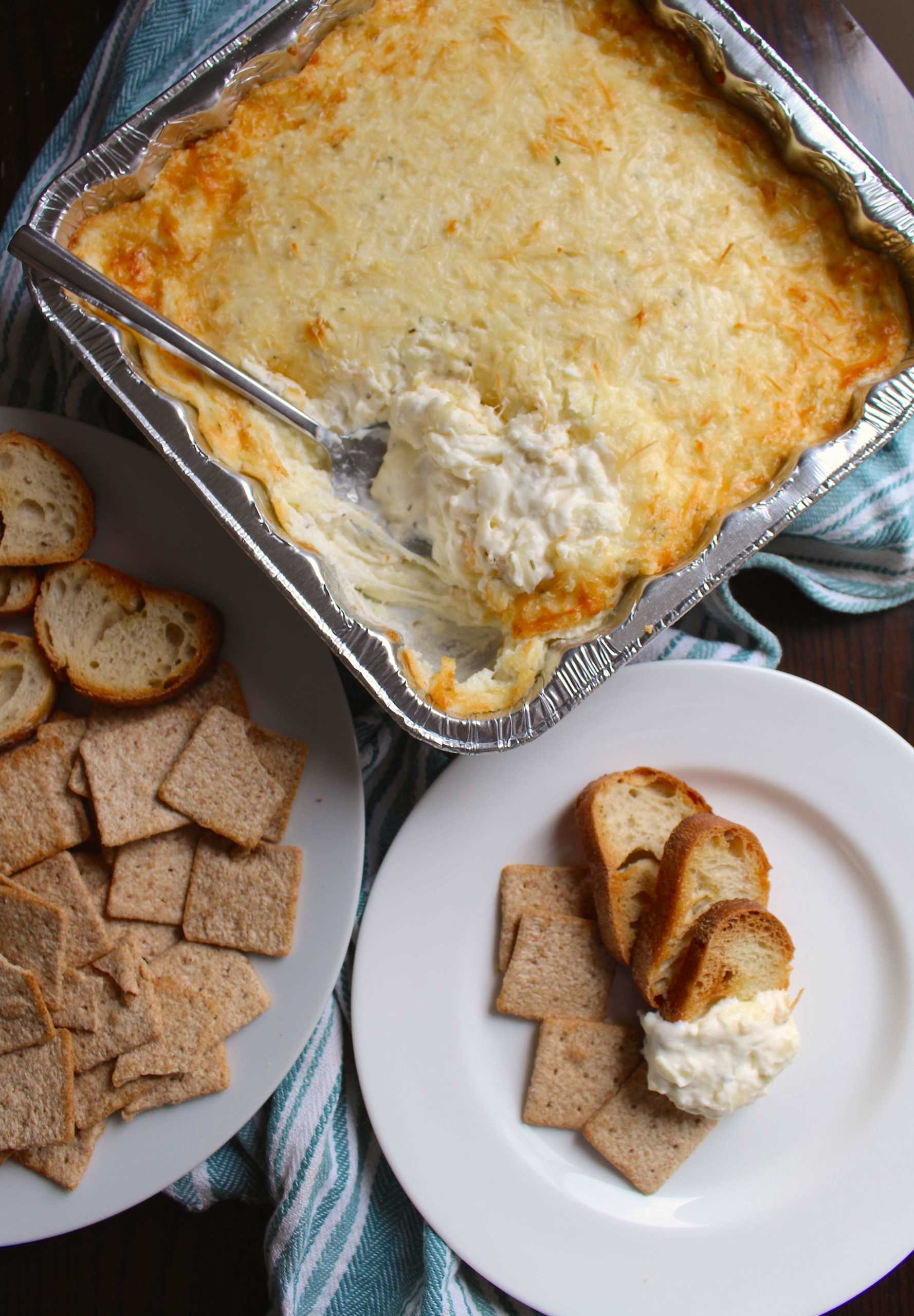 Cheesy Garlic Herb Dip 12 Tomatoes