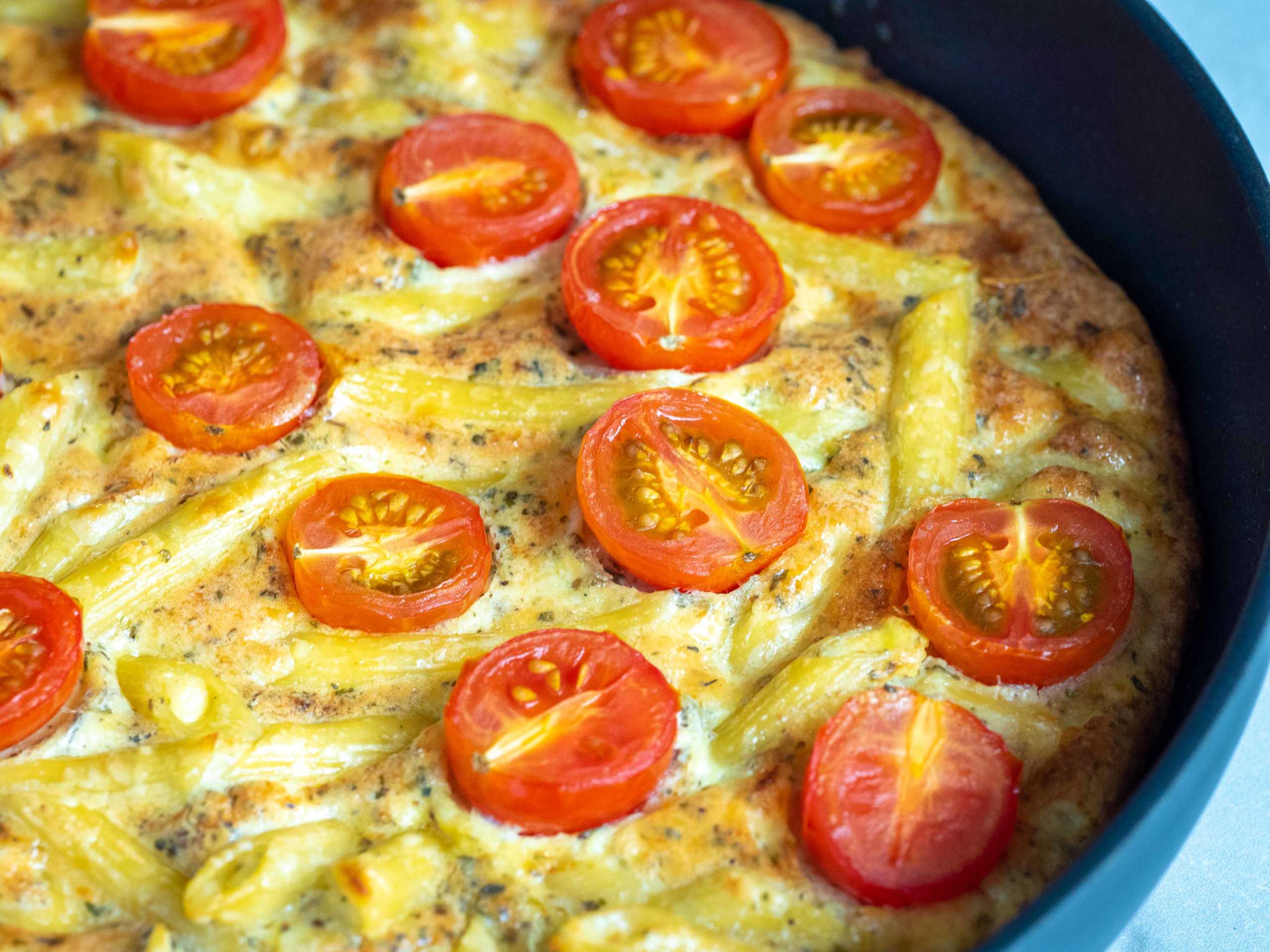 Tomato Pasta Frittata