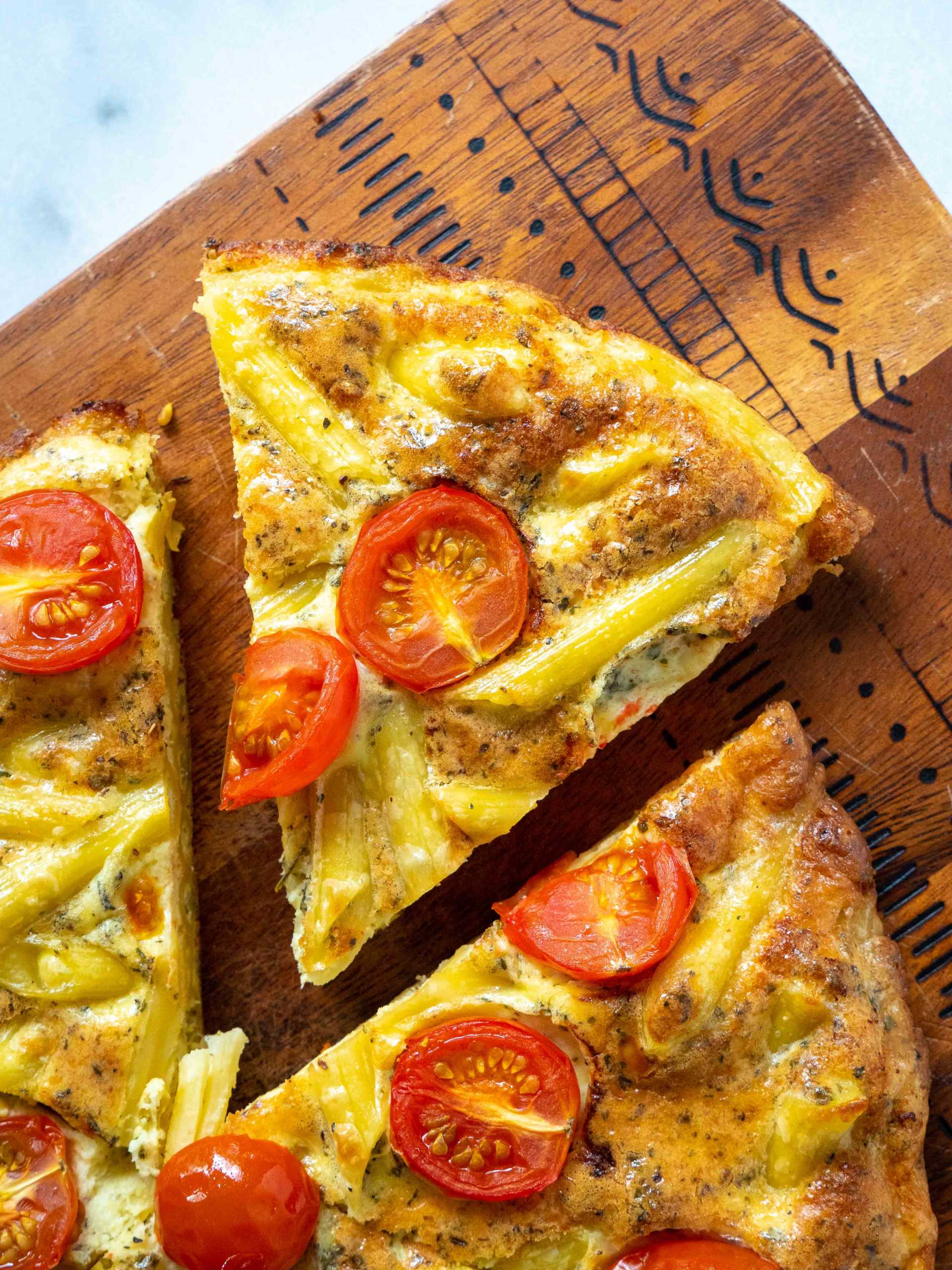 Tomato Pasta Frittata