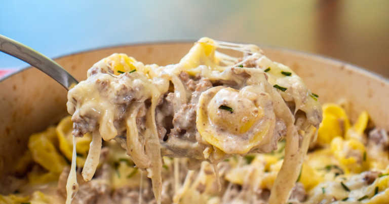 Weeknight Tortellini Skillet